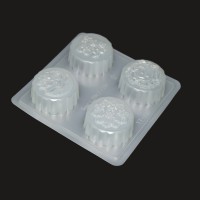 Flower design cake decoration PP material Jelly Chocolate molds