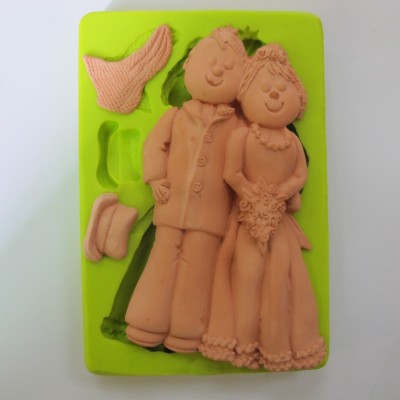 Marriage Design Cake Decoration Mould Silicone Fondant Tools DIY Candy Molds