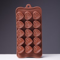 Silicone Heart Shape Chocolate Mould 3D Chocolate Molds Cake Fondant Tools