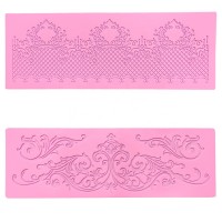 Cake Lace Fondant Molds Silicone Lace Molds for Cake Decorating Lace Mat Flower Pattern Molds Sugar Craft tools